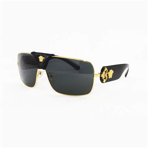 gold frame versace glasses men|gold frame Versace glasses.